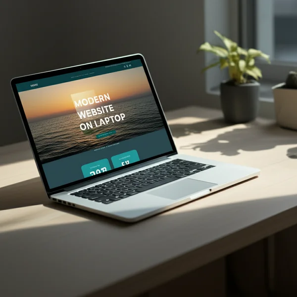 Website mockup